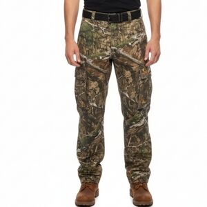 Mossy‎ Oak Small 28-30 Camo Cargo Pants MO Country DNA Hunting Outdoor Stretch S